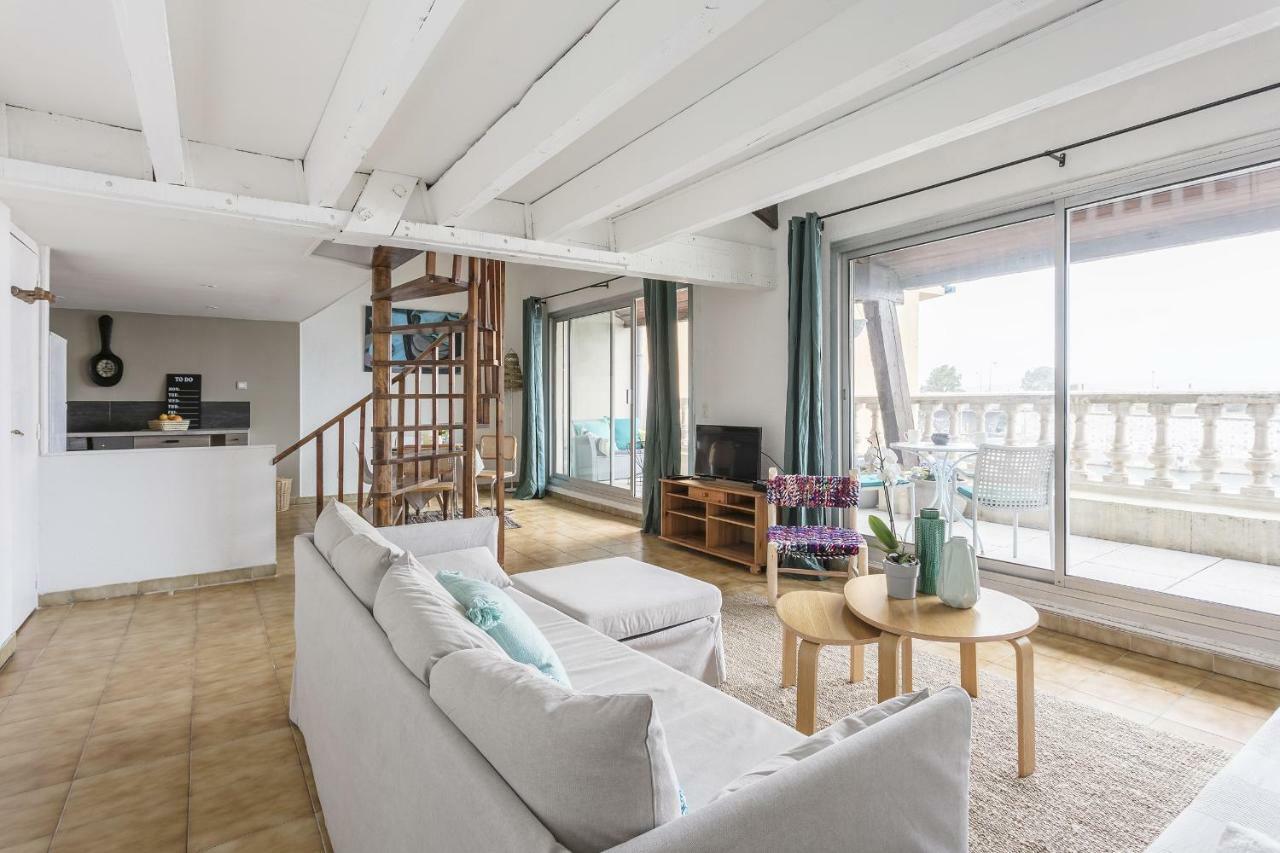 T3 Avec Terrasse Avec Vue Exceptionnelle Sur Les Quais De Sete 아파트 외부 사진