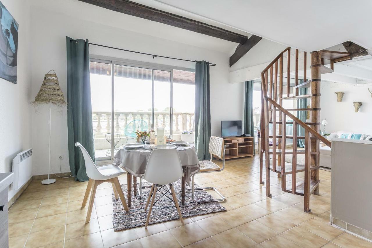 T3 Avec Terrasse Avec Vue Exceptionnelle Sur Les Quais De Sete 아파트 외부 사진