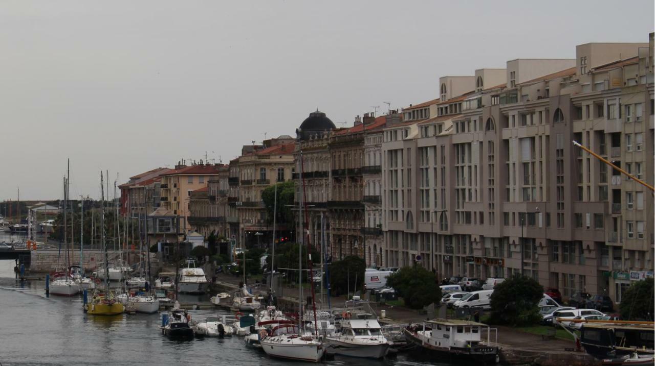 T3 Avec Terrasse Avec Vue Exceptionnelle Sur Les Quais De Sete 아파트 외부 사진